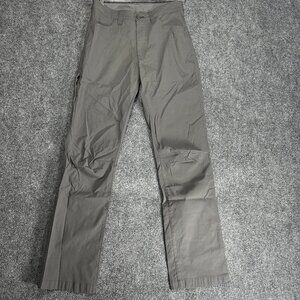 Eddie Bauer Pants Mens 30 Tech Pant Gray Nylon Stretch Pockets Zip Fly Hiking